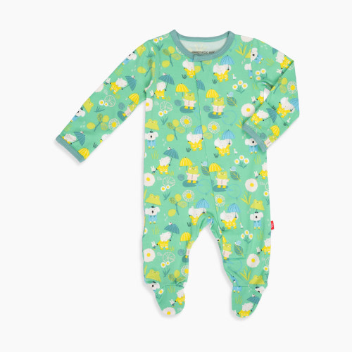 Magnetic Me Modal Footie - Flwr Pwr Shwr, 0-3 M