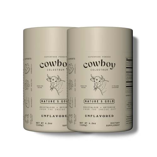 2 Pack Nature's Gold: Unflavored Colostrum