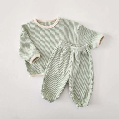 Waffle Sportswear Pants Set – August + Willow