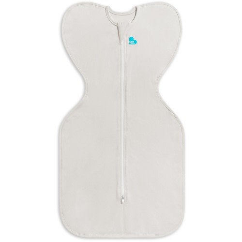 Love To Dream Baby 1 Tog Swaddle Up - Light Grey - Size Medium