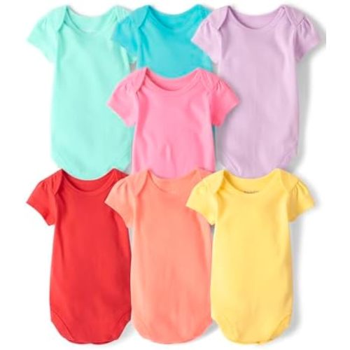 The Children's Place baby-boys And Newborn Short Sleeve Bodysuits, Multipacks