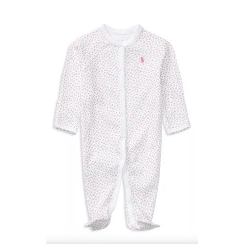 Girls' Layette Printed Footie - Baby (6months)