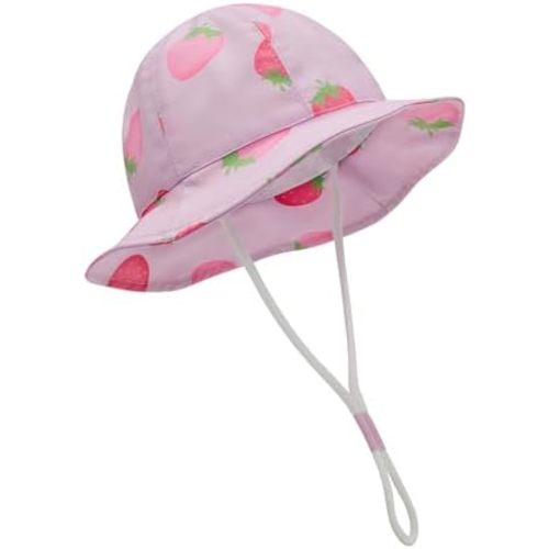 Durio UPF 50+ Sun Protection Wide Brim Baby Girl Sun Hat Cute Summer Beach Baby Sun Hat Baby Girl Hats