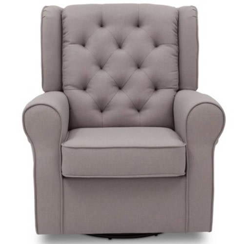 Delta Children® Emma Nursery Glider Swivel Rocker Chair, Color: Gray