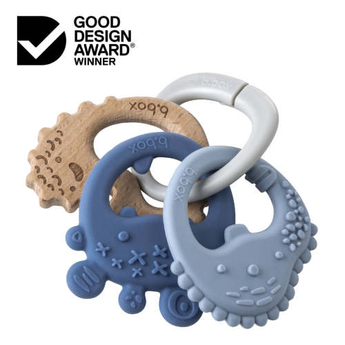 trio teether - lullaby blue | b.box for kids | b.box USA