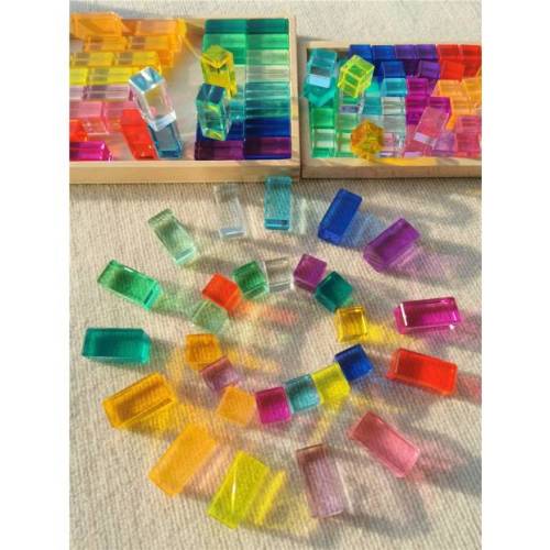 Fox Busy Box Lucite Stacking Blocks
