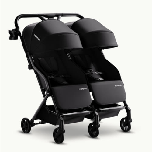 Mompush Lithe Lightweight Double Stroller For Infant and Toddler | Mompush