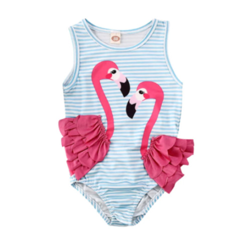 FLAMINGO LOVE Swimsuit - Hazel & Bo