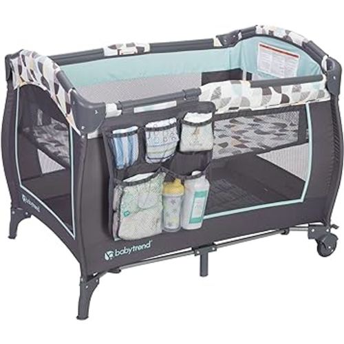 Baby Trend Trend-E Nursery Center® Playard, Doodle Dots