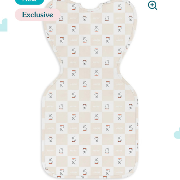 Swaddle Up™ 1.0 TOG Cotton Birch Miffy Checker