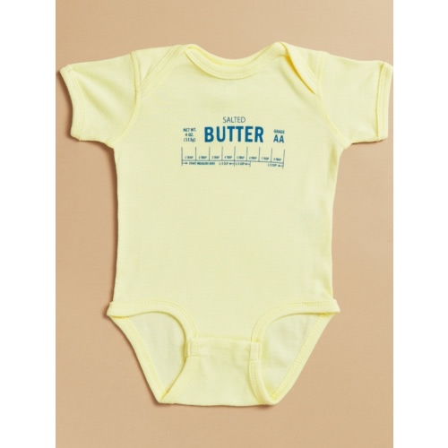 Butter Lover Bodysuit in Yellow | Tullabee
