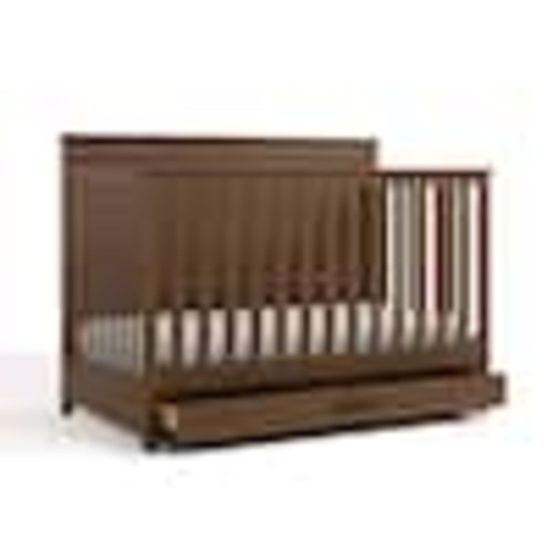 Graco Tristan Hazelnut 5-in-1 Convertible Crib with Drawer 04589-408