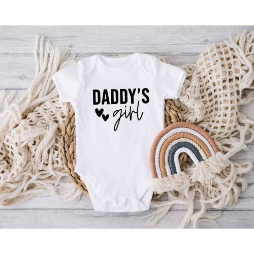 Daddy's Girl Onesie®, Newborn Outfit, Custom Baby Shower Gift, Funny Bodysuit