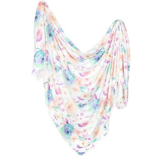 Copper Pearl Bloom Knit Swaddle Blanket - Lacie