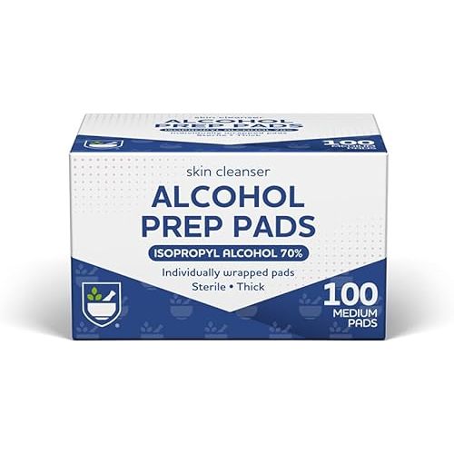 Rite Aid Alcohol Prep Pads, Isopropyl Alcohol 70% - 100 Count