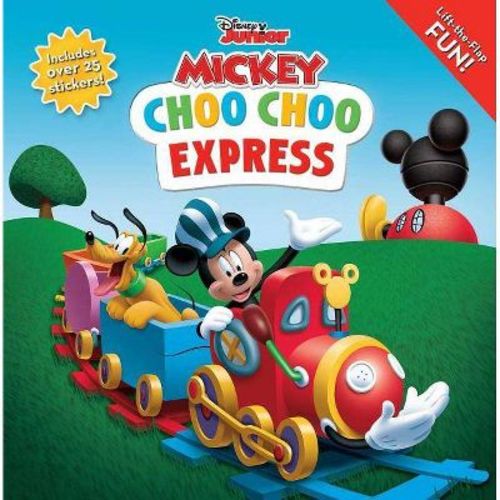 Disney Mickey Mouse Clubhouse: Choo Choo Express Lift-the-flap - (8x8 With Flaps) By Editors Of Studio Fun International (paperback)