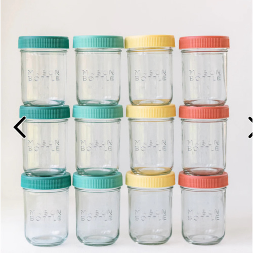 Breastmilk Storage Jar Set – Mason Bottle