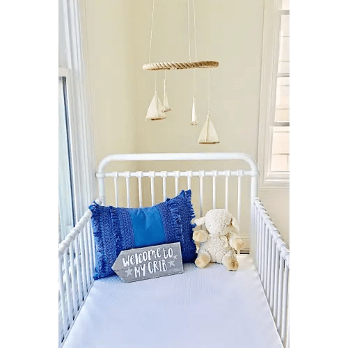 Driftwood Sailboat Baby Mobile: Nautical Nursery Decor