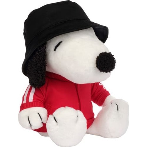 Hip Hop Snoopy Plush Dog Stuffed Animal Toy with Hat & Track Jacket