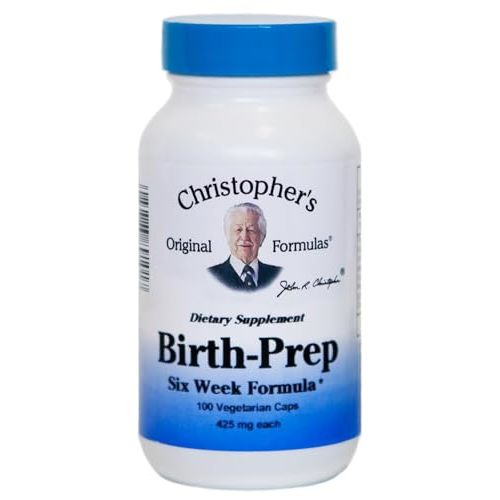 Christopher's Original Formulas Birth-Prep Capsules 100 ct - Herbal Blend for Expectant Mothers - Supports Natural Preparation for Childbirthn