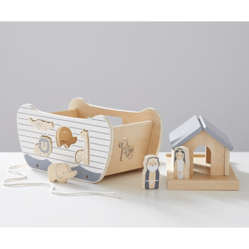 Noahs Ark Wooden Toy Set