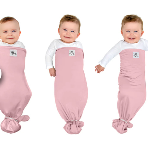 The Ollie® Swaddle - In Light Pink