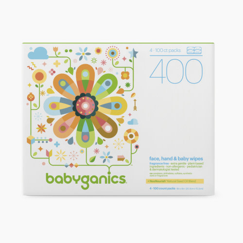 BabyGanics Baby Wipes (400 Count)