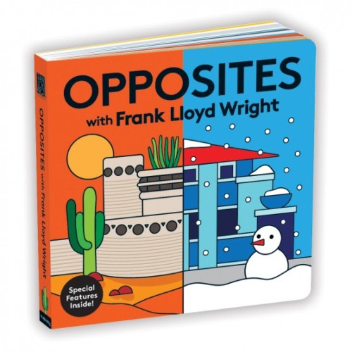 Mudpuppy Opposites with Frank Lloyd Wright Board Book - TheTot