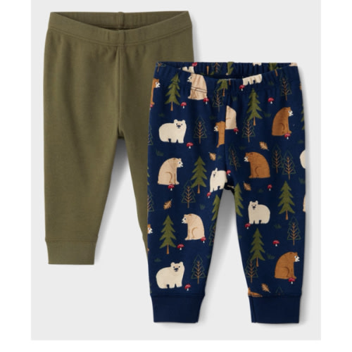 Baby Boys Bear Pants 2-Pack - BLUE | The Children's Place
