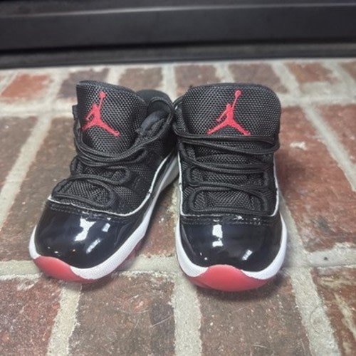 NIKE Air Jordan 11 Retro 'Bred' 2024 Toddler FV5120-006 Size 6C