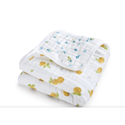 Organic Cotton Muslin Blanket in Fresh Fruit | aden + anais