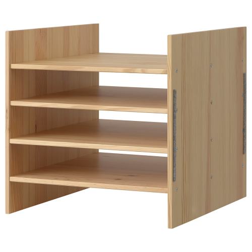 KALLAX Insert with 4 shelves - pine 13x13 "