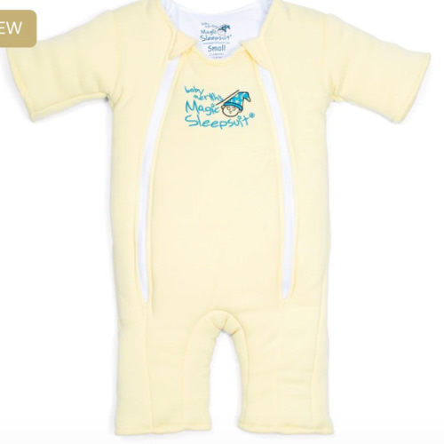Yellow Baby Merlin’s Magic Sleepsuit | 100% Cotton Baby Sleepwear