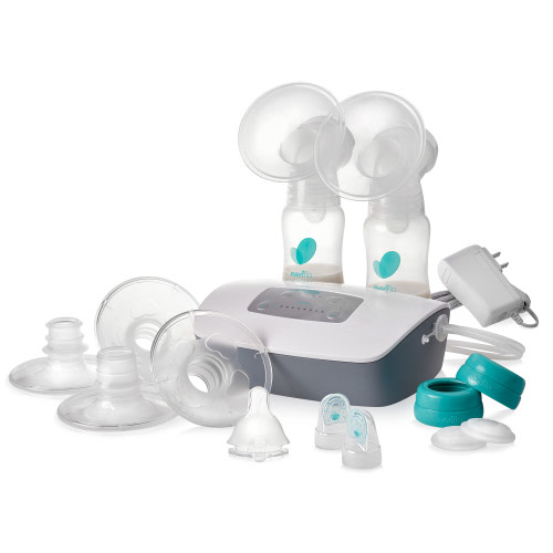 Free Shipping! Evenflo Advanced Double Electric Hospital-Strength Breast Pump with 3 Flange Sizes