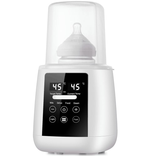 Baby Bottle Warmer,6-in-1 Baby Milk Warmer with Smart Temperature Control, Breastmilk Warmer, Fast Baby Food Heater, Steam Sterilizer