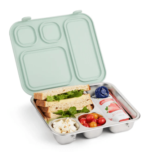 Stainless Steel Bento Lunch Box with Silicone Lid (Sage)