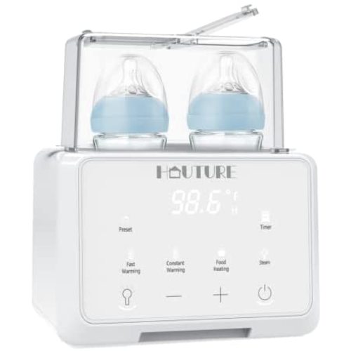 Bottle Warmer, Baby Bottle Warmer 6-in-1 Fast Baby Food Heater BPA-Free Milk Warmer with LCD Display Accurate Temperature Control for Formula or Breastmilk