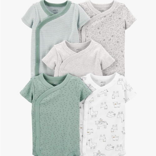 Simple Joys by Carter's unisex-baby 5-pack Side Snap Short-sleeve Bodysuit
