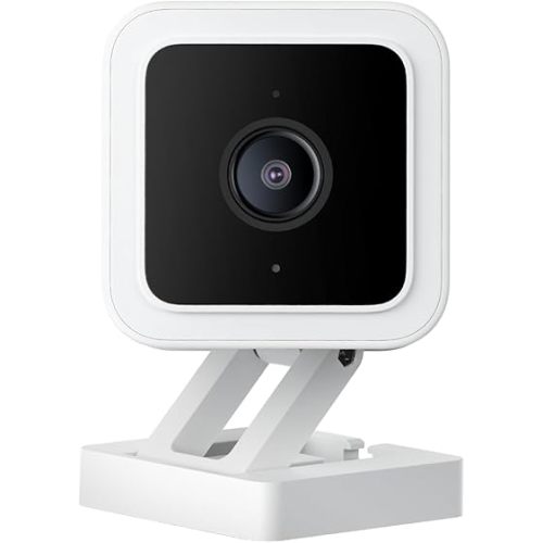 WYZE Cam v3, 1080P HD WiFi Wired Indoor/Outdoor Home Security Camera, Pet/Baby Monitor, Color Night Vision, 2-Way Audio, MicroSD Card Slot, Compatible with Alexa & Google - White
