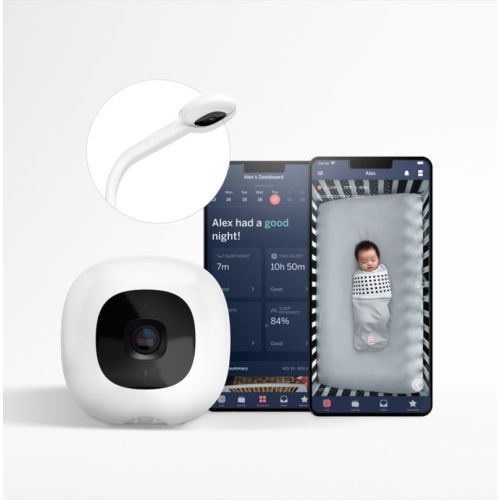 Nanit Pro Smart HD Split Screen Baby Monitor with Floor Stand