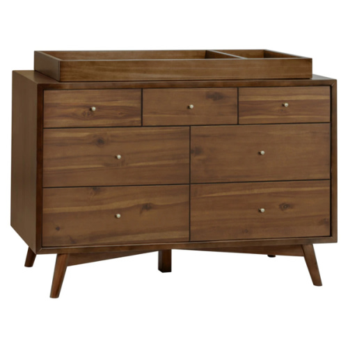 Palma 7-Drawer Assembled Double Dresser - Natural Walnut