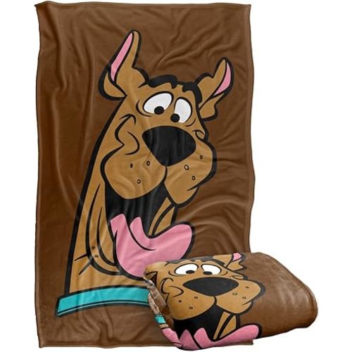 Scooby Doo Scooby Happy Silky Touch Super Soft Throw Blanket 36" x 58",Scooby Happy
