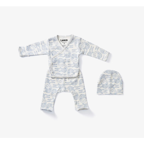 Take Me Home Outfit - Alligator in Bay Blue | Lewis