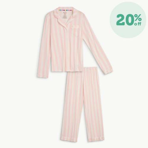 women's capri stripe modal magnetic classic with a twist long sleeve p – Magnetic Me