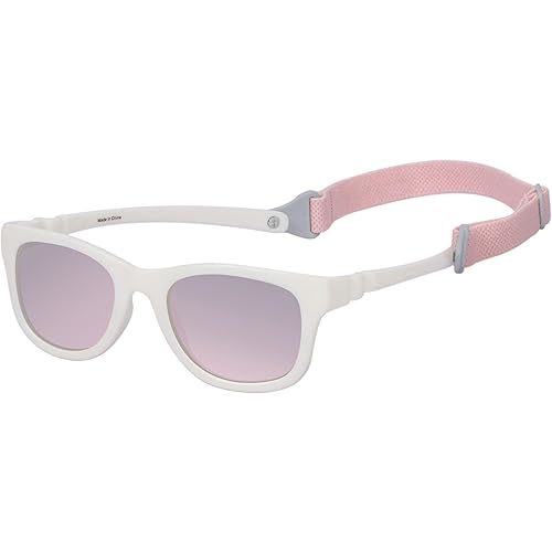 COCOSAND Baby Sunglasses with Strap UV Protection Flexible Square Frame for 0-12 Months Newborn Infant Boys Girls