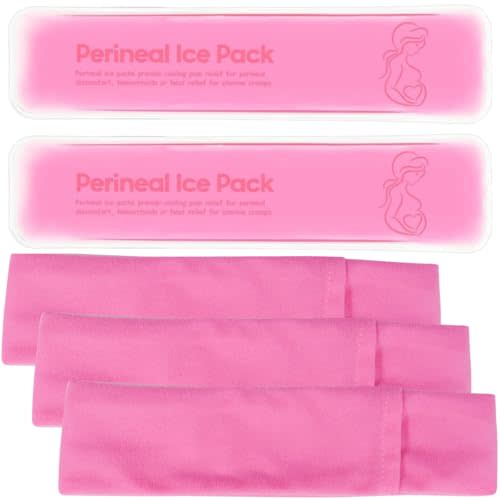 Reusable Perineal Cooling Pad for Postpartum and Hemorrhoid Pain Relief,Instant Perineal Cold Pack,Vaginial Ice Pack for Pain Relief (Color-Pink)