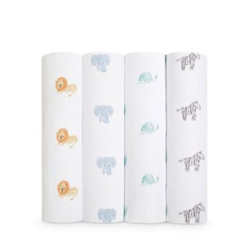 4 Pk. Printed Classic Swaddles