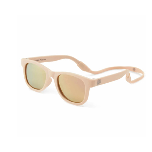 Peach Flexible Polarized Baby Sunglasses with Strap 0-24 Months