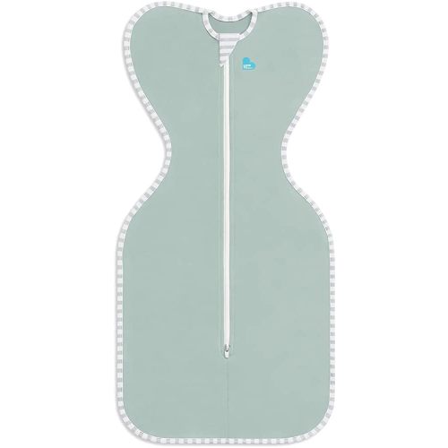 Love to Dream Swaddle UP Lite 0.2 TOG, Olive, Small, 8-13 lbs, Allow Baby to Sleep in Their Preferred arms up Position for Self-Soothing, Snug fit Calms Startle Reflex