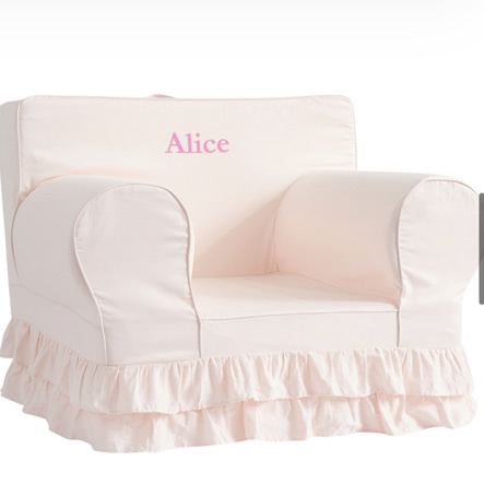 Anywhere Chair®, Dusty Blush Ruffle